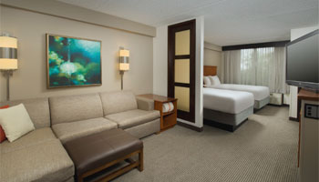 Hyatt Place Six Flags -  1 King/2 Double Beds with Sofa Bed - Free Breakfast and Parking