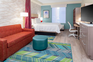 Home2 Suites  San Antonio Riverwalk -  1 King or 2 Queen Beds with Sofa Bed - Free Breakfast & Valet Parking